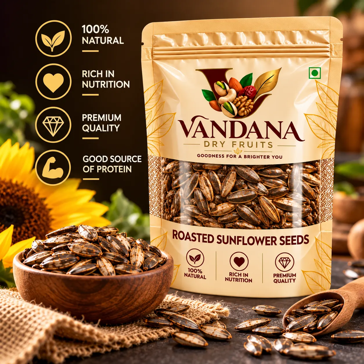 Roasted Sunflower Seeds