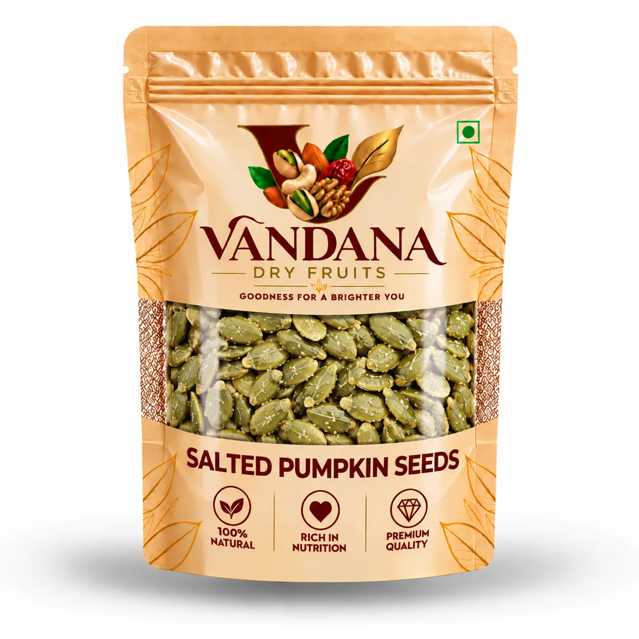Salted Pumpkin Seeds Pouch