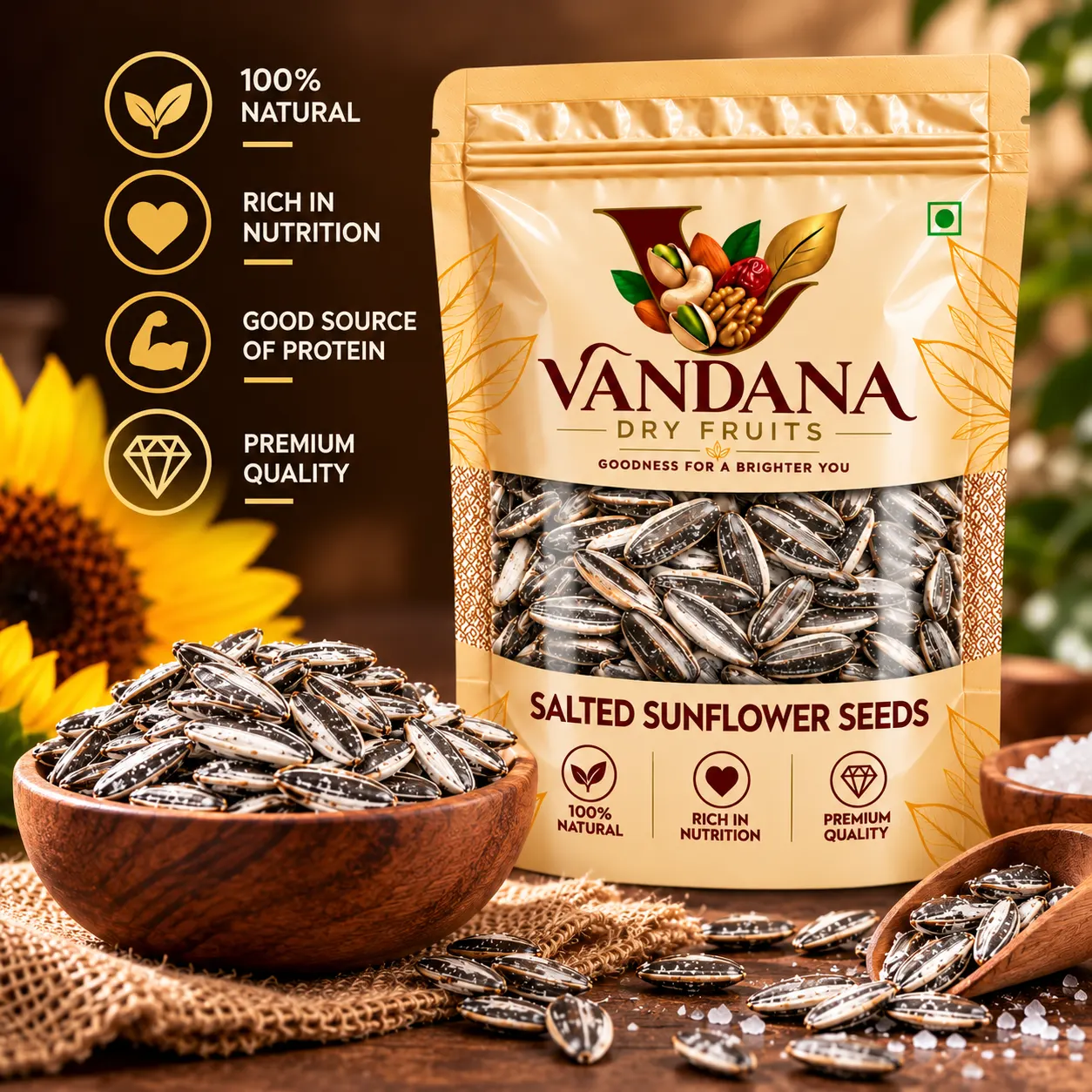 Salted Sunflower Seeds