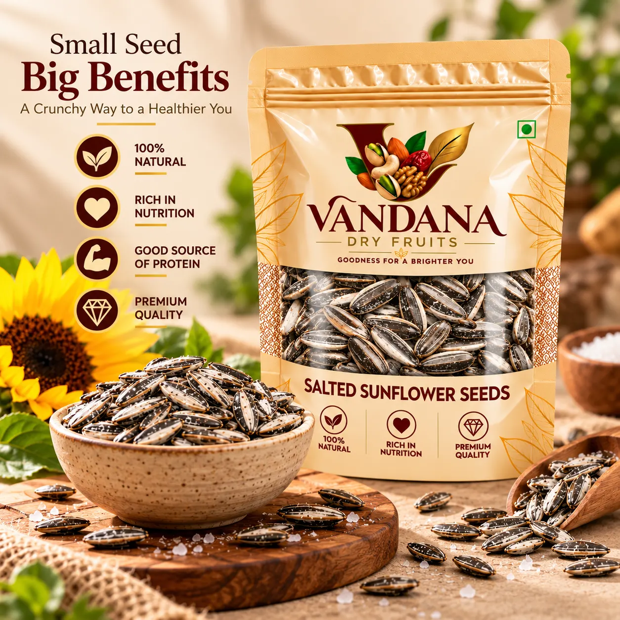 Salted Sunflower Seeds